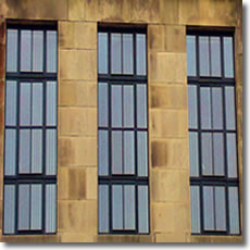 Windows set in Sandstone