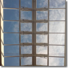 Skylight with openers