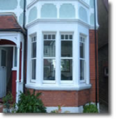 White UPVC Windows - Bay Window