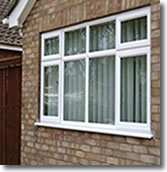 White UPVC Windows - Straight